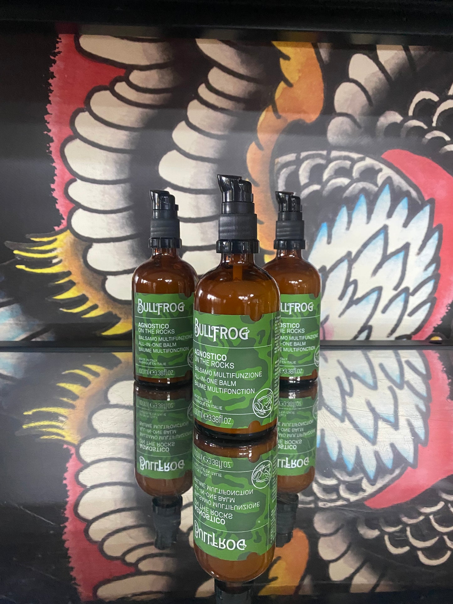 Bullfrog Agnostico cream on the rocks