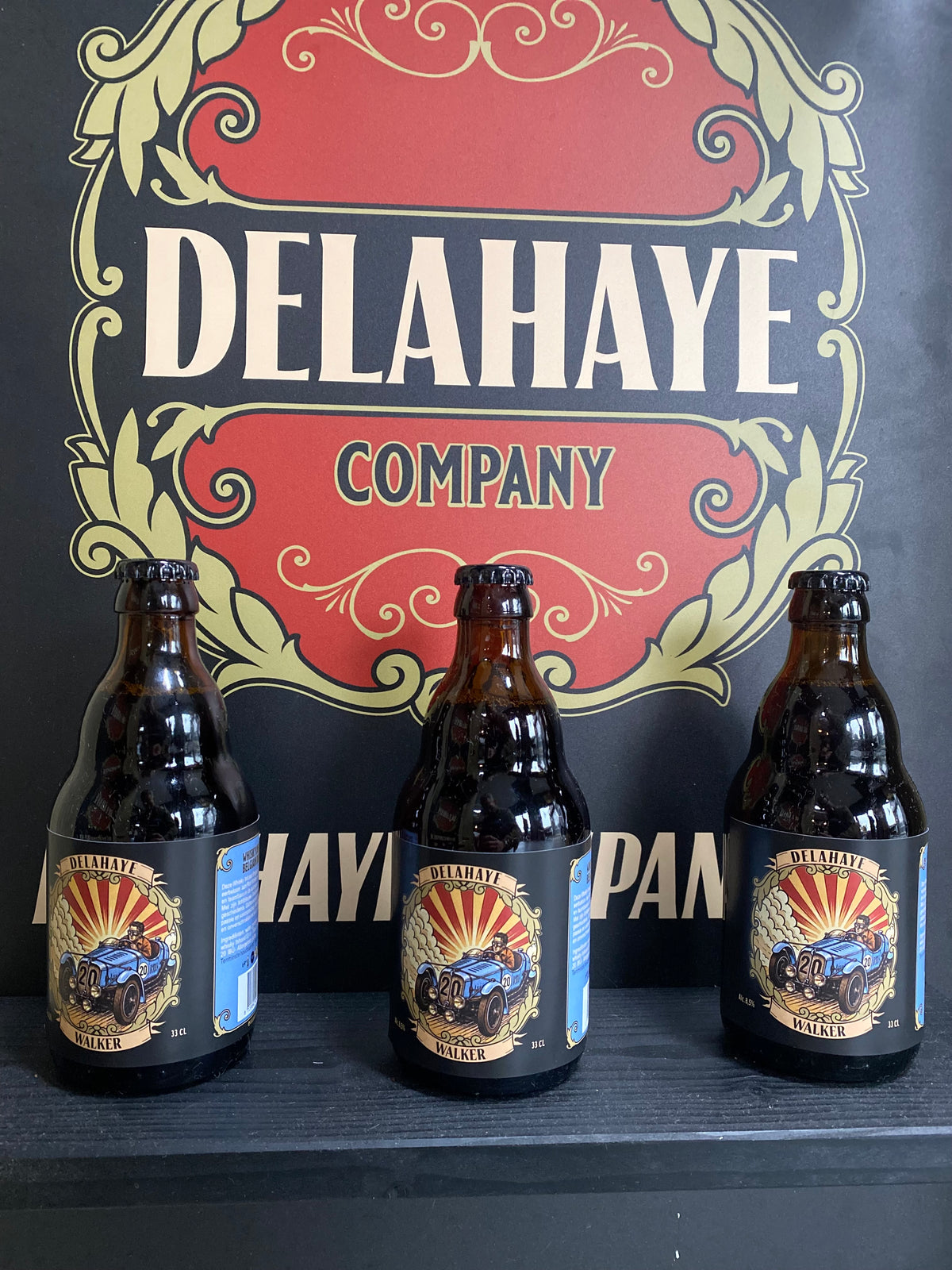 (A) Delahaye beerbox Walker Delahaye Whisky infused