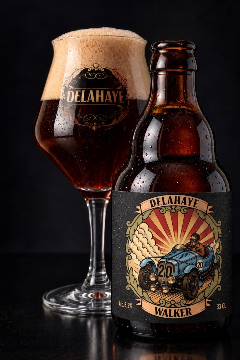 (A) Delahaye beerbox Walker Delahaye Whisky infused