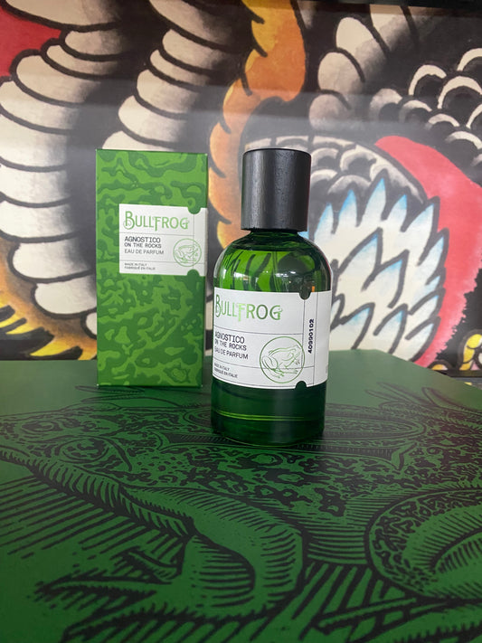 Bullfrog agnostico on the rocks