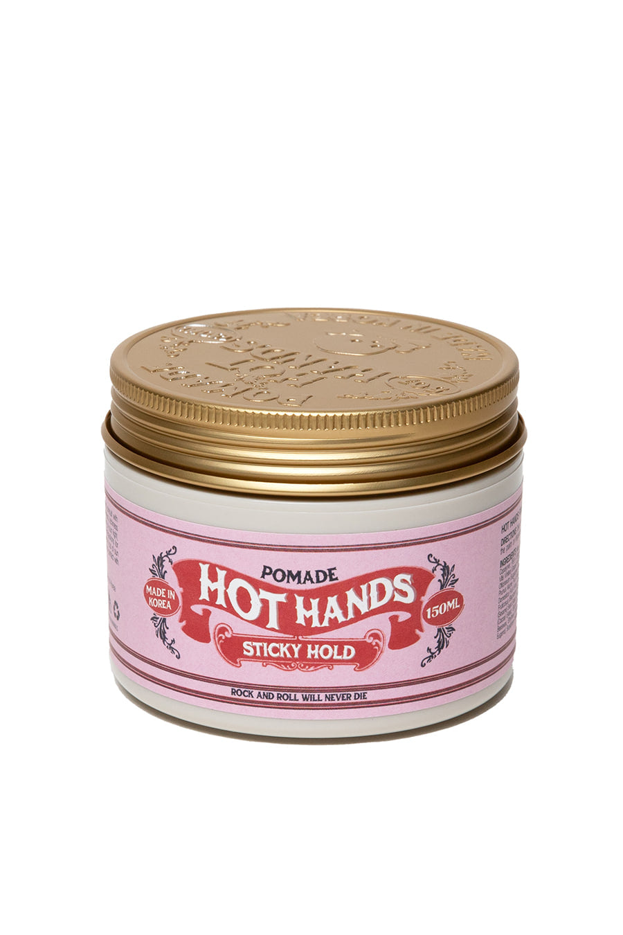 Hothands pomade sticky hold