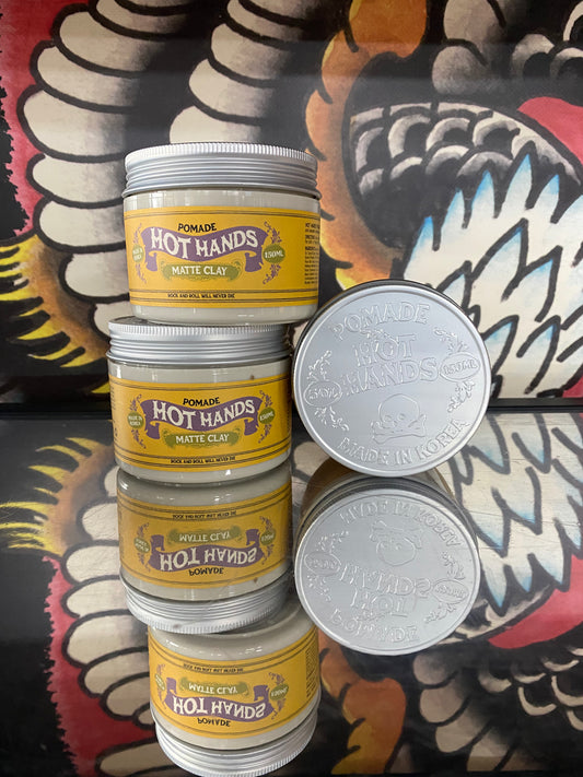 Hothands pomade matte clay